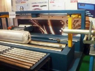 Semi Auto Roll Wrapping Machine Italian Collaboration