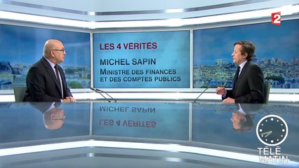 Les 4 Vérités – Michel Sapin : " Ne pas trouver de compromis sur la Grèce serait un échec de l'Europe"