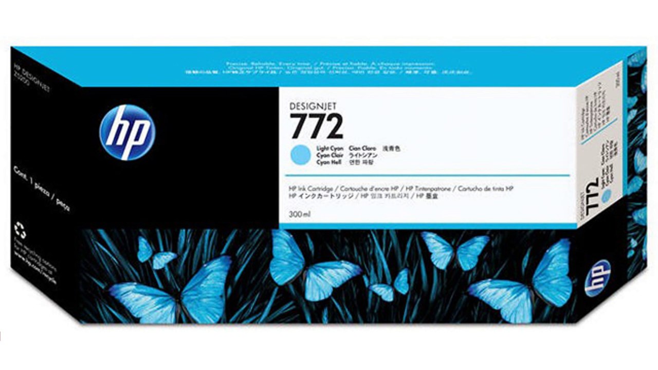 Картридж HP Pigment Ink Cartridge №772 Light Cyan (светло-голубой)