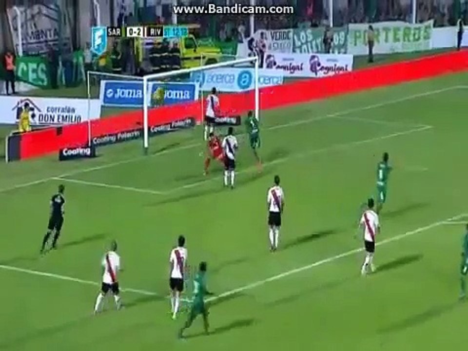 River Plate 4 vs Sarmiento 1 - todos los goles resumen - Primera División 2015 - Fecha 1‬