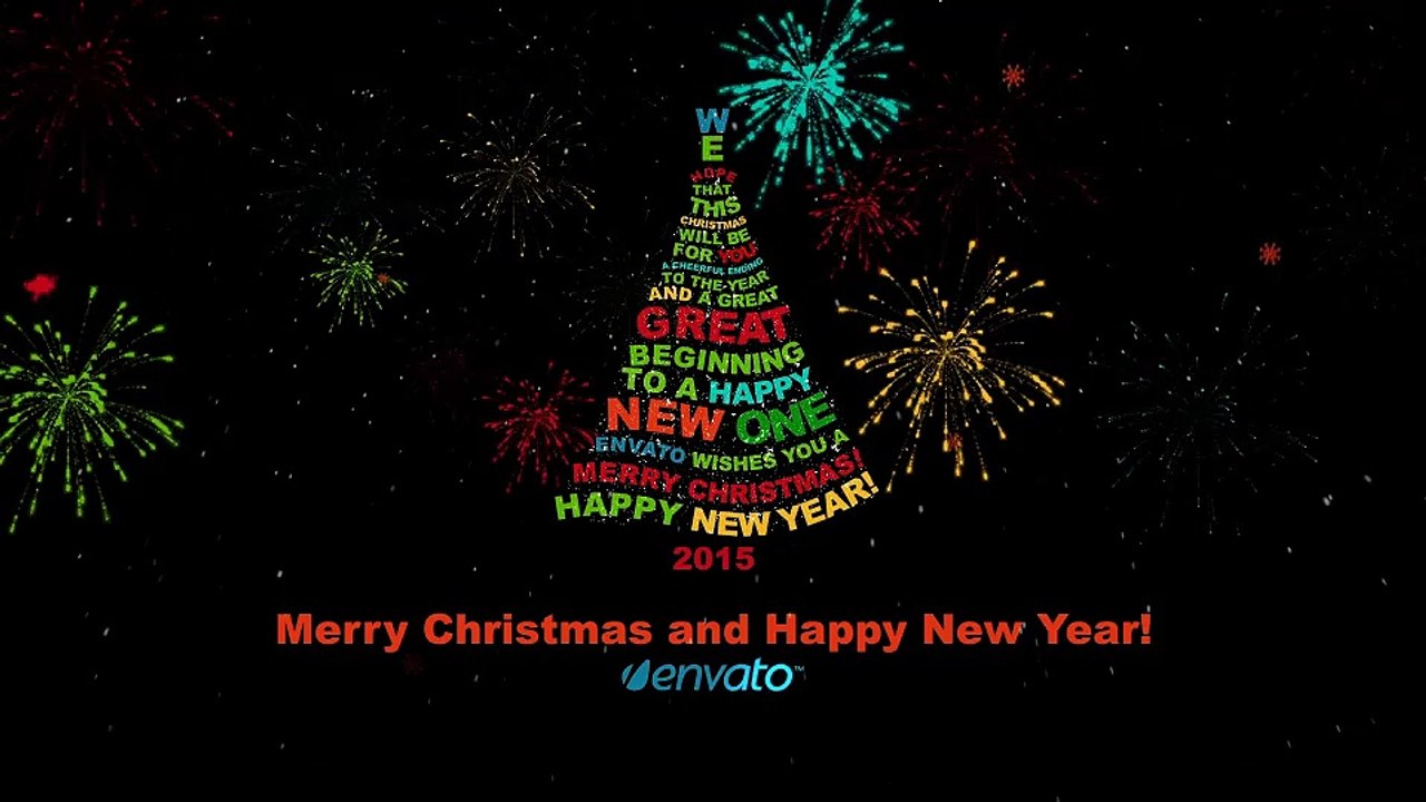 Christmas Tree Greetings Openers Holidays After Effects Project Templates