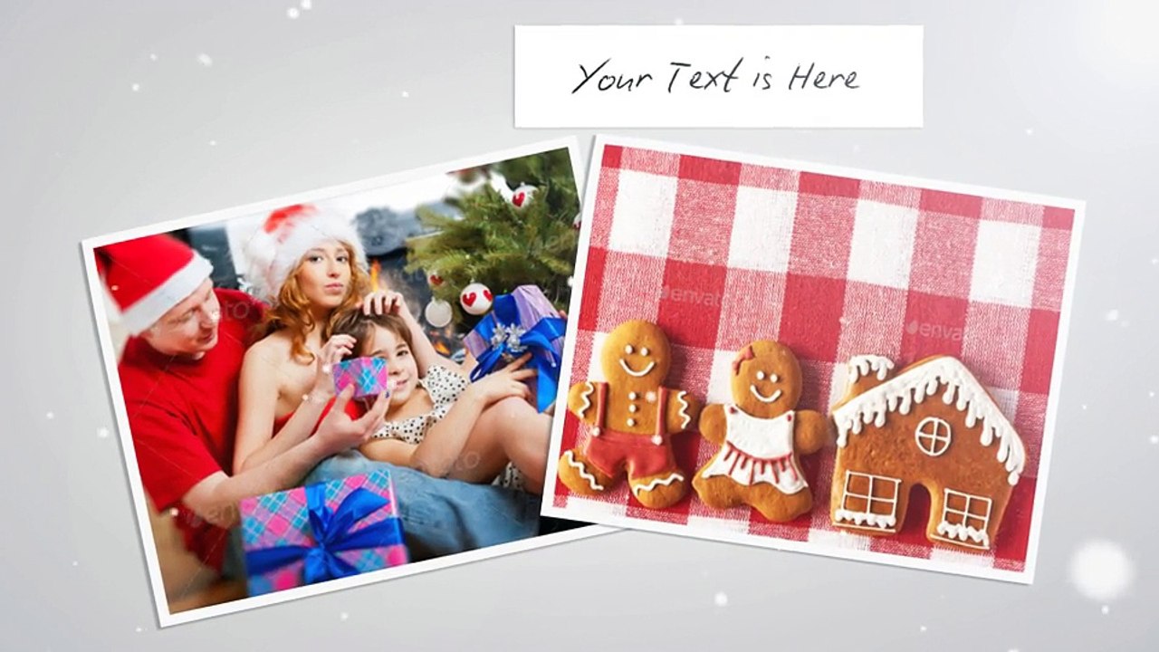 Christmas Photo Gallery Openers Holidays After Effects Project Files