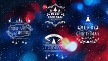 100 Christmas Elements package Openers Holidays After Effects Project Files