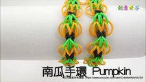 南瓜手環 Pumpkin Bracelet - 彩虹編織器中文教學 Rainbow Loom Chinese Tutorial