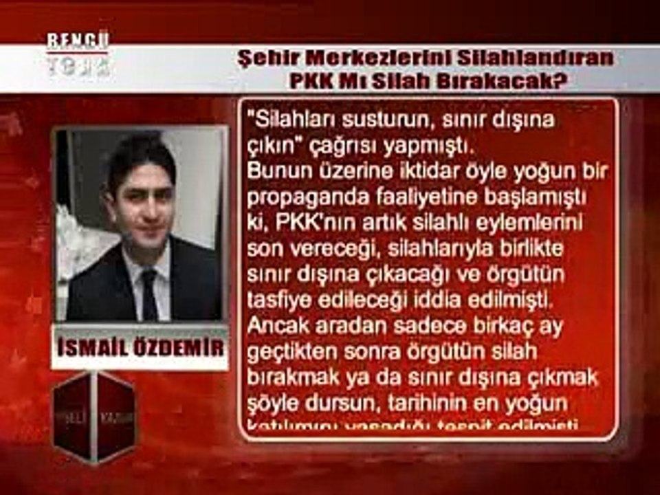 KÖŞELİ YAZILAR - İSMAİL ÖZDEMİR 16.02.2015