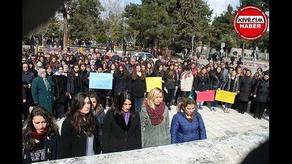 Özgecan cinayeti Burdur'da da lanetlendi