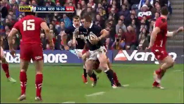 6 Nations: Ecosse - Pays de Galles : essai refusé à Mark Bennett