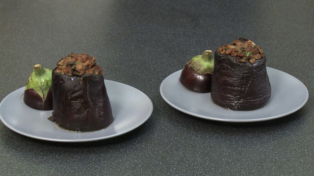 Recette d'aubergines farcies à l'agneau - Gourmand
