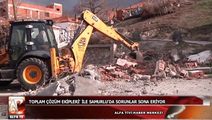 Toplam çözüm ekipleri’ ile Samurlu’da sorunlar sona eriyor
