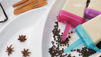How to Make Chai Tea Ice Pops