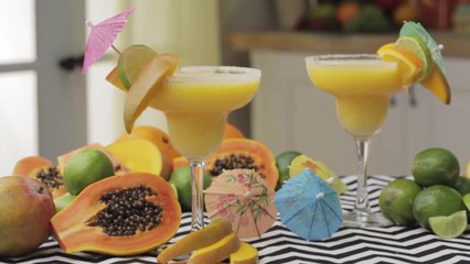 Skinny Frozen Mango Margarita