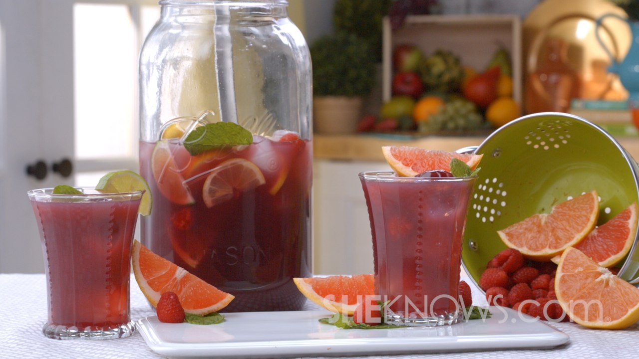 Raspberry Grapefruit Sangria