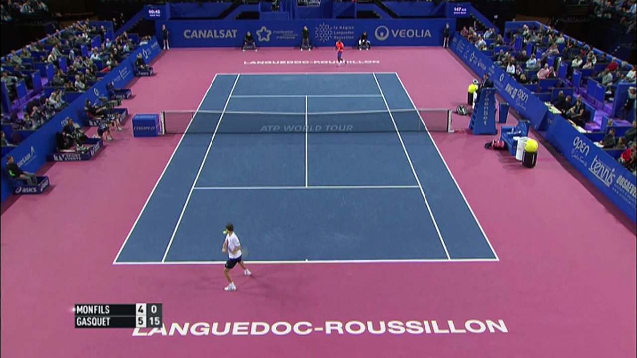 Open Sud de France 2015 - Highlights de la demi-finale Gasquet-Monfils