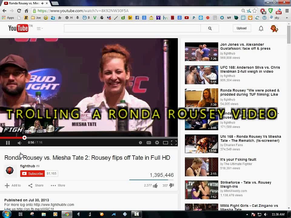 Trolling Ronda Rousey Video