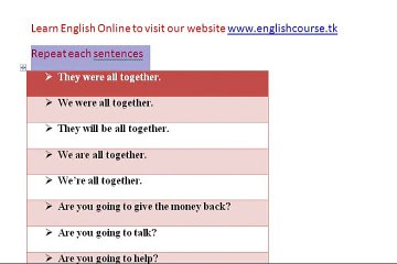 English Reading Lesson Twenty two