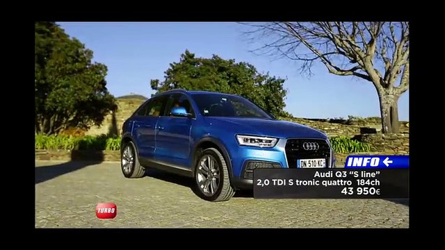 A la découverte de l'Audi Q3 2015 (Emission Turbo du 15/02/2015)