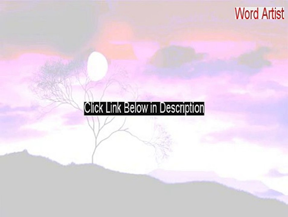 Word Artist Cracked (Instant Download 2015)