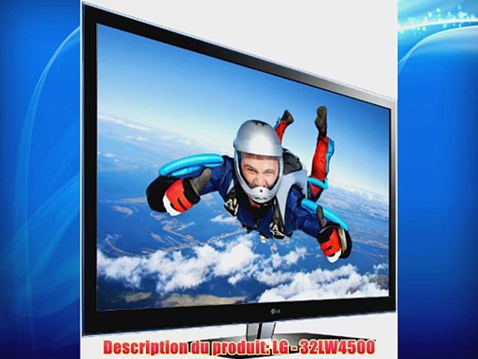 LG 32LW4500 TV LCD 32 LED HD TV 1080p 100 Hz 3D 3 HDMI USB