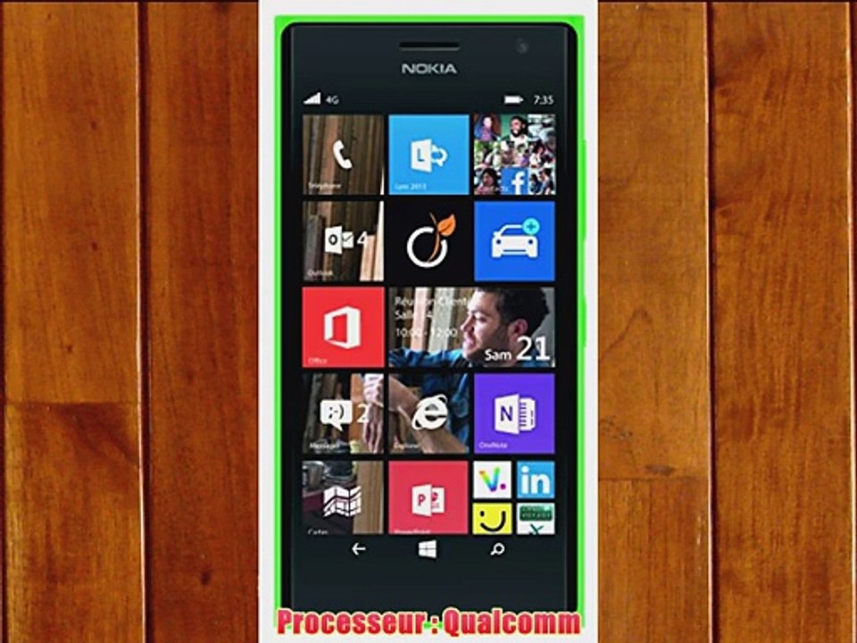 Nokia Lumia 735 Smartphone d?bloqu? 4G (Ecran : 4.7 pouces - 8 Go - Windows Phone 8) Vert