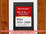 Transcend SSD S?rie 720 TS512GSSD720 Disque flash interne 25'' Controleur SandForce SATA III