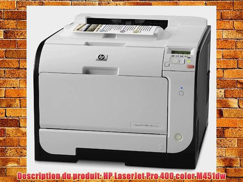 HP - LaserJet Pro 400 color M451dw - Imprimante laser - Wifi - Recto-Verso - Gris