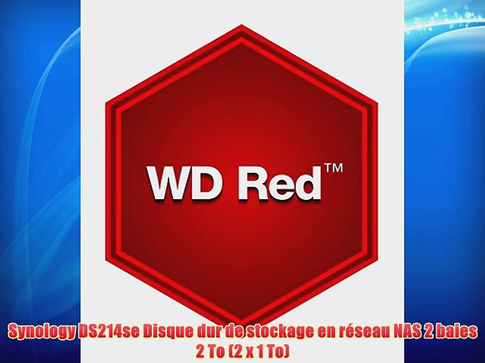 Synology DS214se Disque dur de stockage en r?seau NAS 2 baies 2 To (2 x 1 To)