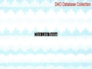 DAO Database Collection Download Free - Legit Download