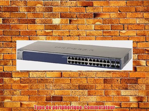 Netgear ProSafe GS724T Smart Switch 24 ports Gigabit