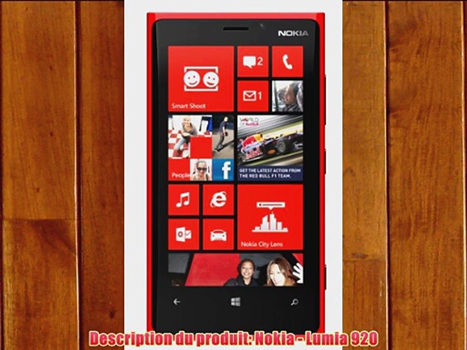 Nokia Lumia 920 Smartphone Windows Rouge