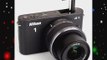 Nikon 1 J2 Kit compact hybride 101 Mpix   Objectif 1 Nikkor VR 10-30 mm f/3.5-5.6 Noir Mat