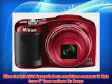 Nikon Coolpix L609 Appareil photo num?rique compact 16 Mpix Ecran 3 Zoom optique 14x Rouge