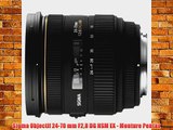 Sigma Objectif 24-70 mm F28 DG HSM EX - Monture Pentax