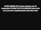 ASTRO GAMING A50 Casque Gaming sans fil compatible PC/MAC/PS3/PS4/XBOX360 (n?cessite un accessoire