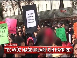 Tecavüz mağdurları için haykırdı 'Lütfen Adalet yerini bulsun'