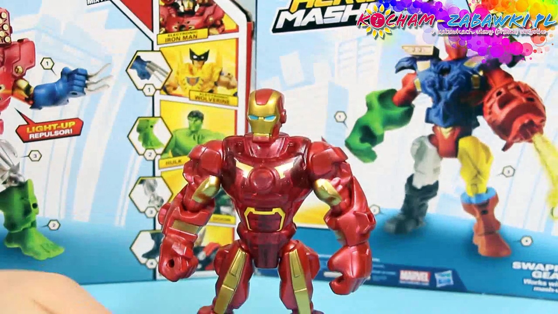 Electronic Iron Man / Elektroniczny Iron Man - Super Hero Mashers - Marvel  - A6841 A6840 - video Dailymotion