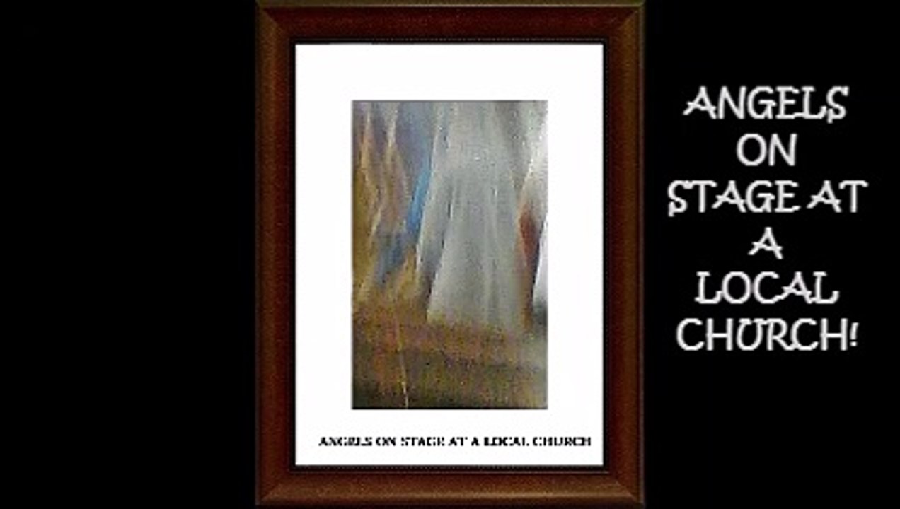 Angels on stage at a local Church