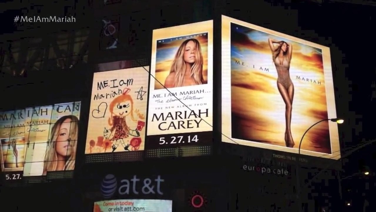 Mariah Carey takes over Times Square!!!! Me, I Am Mariah 5/27!