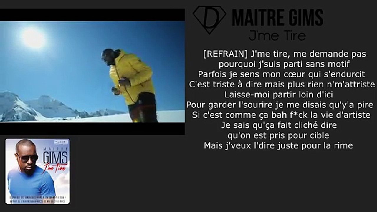 MAITRE GIMS- J'me tire (parole et clip) - video Dailymotion