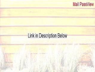 Mail PassView Serial - mail passview for mac 2015