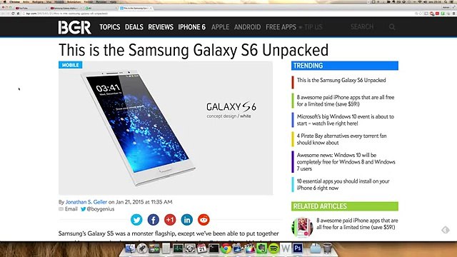NEW Samsung Galaxy S6 LEAKED Specs 2015!