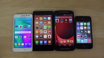 Samsung Galaxy A3 vs. Moto G 2014 vs. iPhone 4S vs. Xiaomi Redmi 1S - Geekbench 3 Review