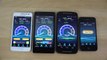 Samsung Galaxy A3 vs. Xiaomi Redmi 1S vs. Moto G 2014 vs. iPhone 4S - Internet Speed Test (4K)
