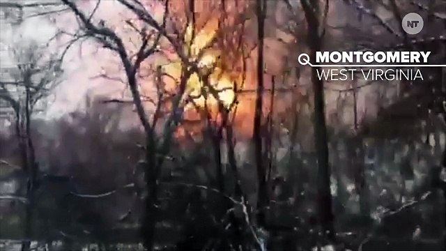 Fiery Train Derailment Leaks Oil Into WV's Largest River