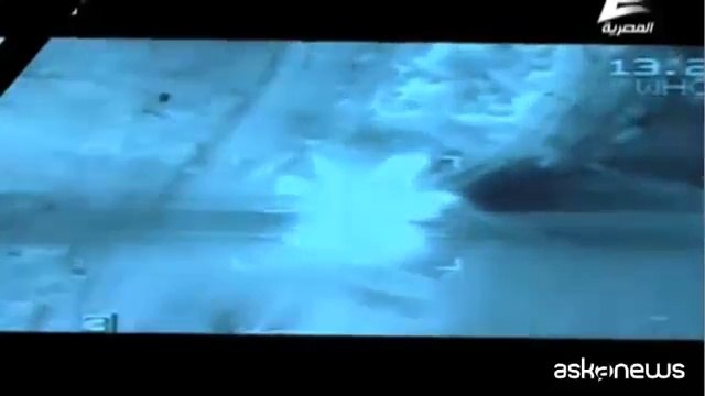 Libia - Egitto diffonde immagini dei raid anti-Isis, 50 morti (AskaNews/AFP)