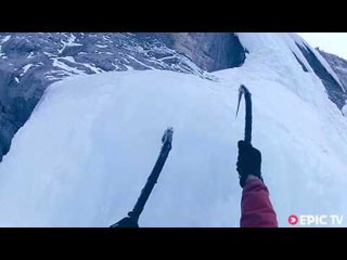 Ice Pillar Snaps with Climber on It, Here's How He Survived | Sub-Zero