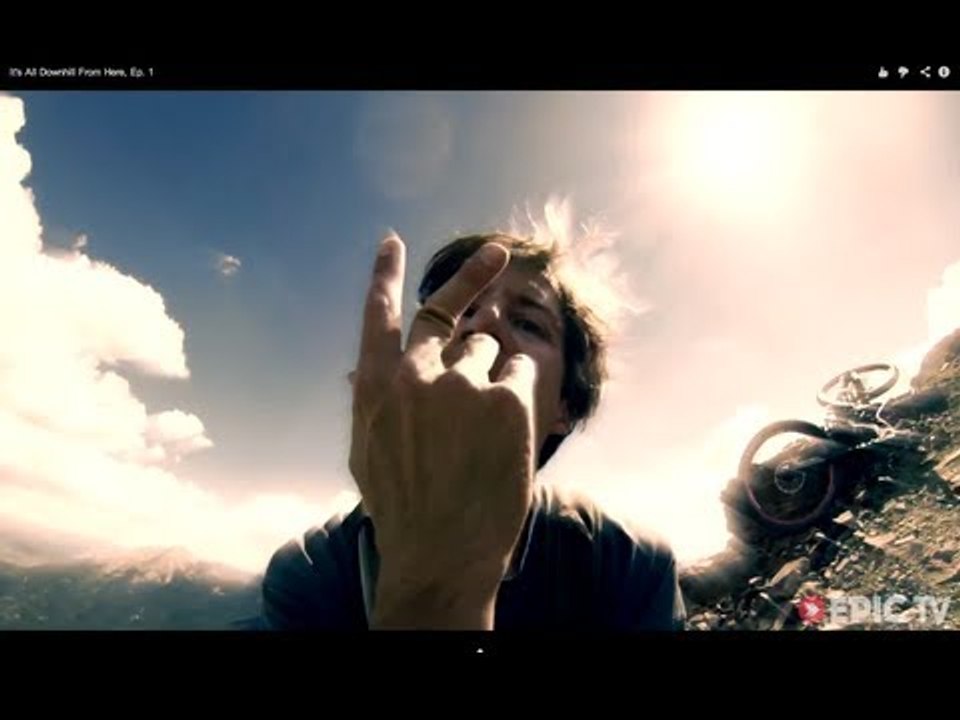 Mountain Biker Has Nice Ride, Then Breaks Finger | It's All Downhill From Here, Ep. 1