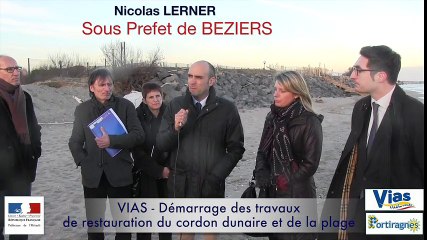 VIAS - 2015 - Restauration du cordon dunaire et de la plage - Les élus s'expriment