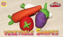 Play Doh Vegetables | Learning Vegetable Shapes Video For Kids & Childrens