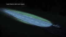 Audi Matrix LED headlights in the Audi TT