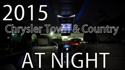 2015 Chrysler Town & Country AT NIGHT